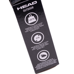 Set Mingi Tenis de Masă OUTDOOR HEAD - 6 Bucăți, ABS Rezistent - 4