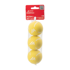 Set Mingi Tenis de Plajă PETBALL SET Martes Essentials - 3 Buc., Cauciuc - 3