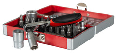 Set Mini Chei Tubulare cu Clichet Rothewald - Compact și Versatil