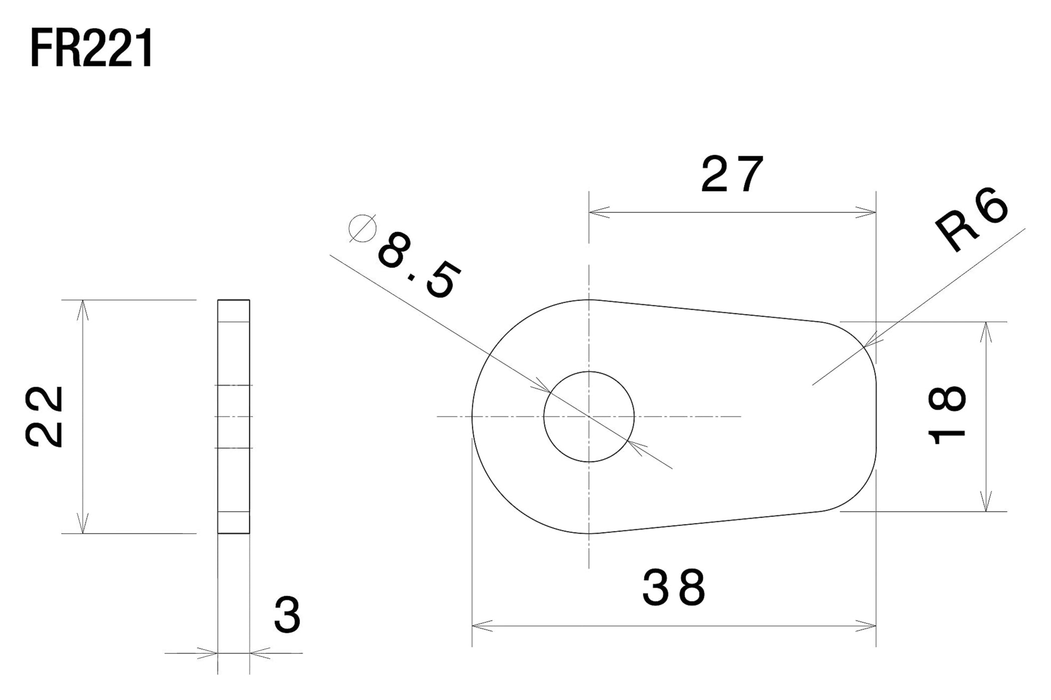 Set Montaj Semnalizatoare Rizoma - Adaptori PVC Universal