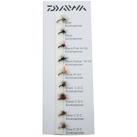 Set Muște Klinkhammers Daiwa - 9buc, Pescuiește Eficient Răpitorii