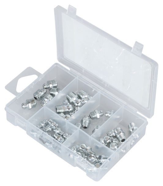 Set Nipluri Ungere Craft-Meyer - 32 piese, Oțel Zincat