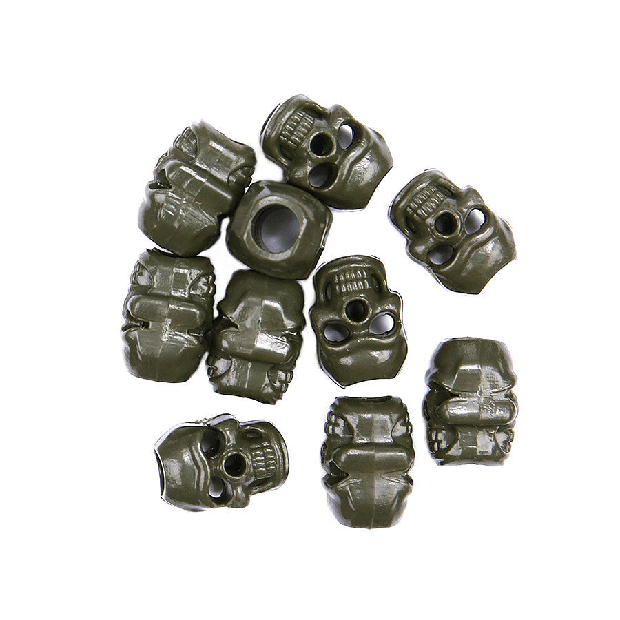 Set Opriitoare Snur Tactical Skull 10 buc. Ranger Green - Control Superior & Siguranță
