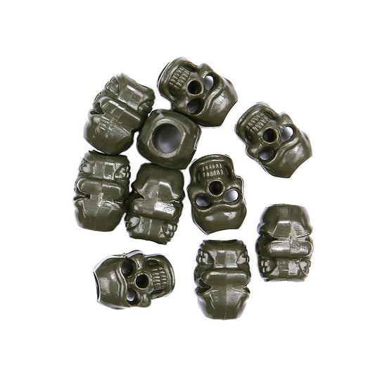 Set Opriitoare Snur Tactical Skull 10 buc. Ranger Green - Control Superior & Siguranță
