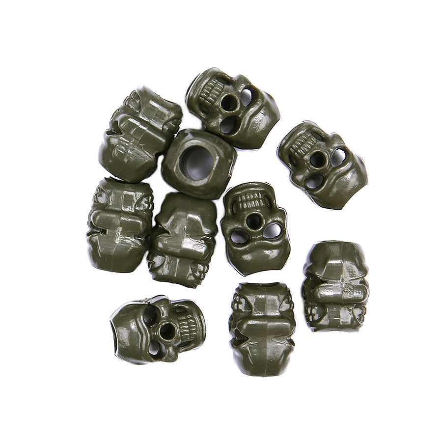 Set Opriitoare Snur Tactical Skull 10 buc. Ranger Green - Control Superior & Siguranță