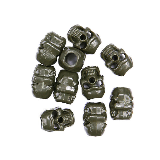 Set Opriitoare Snur Tactical Skull 10 buc. Ranger Green - Control Superior & Siguranță