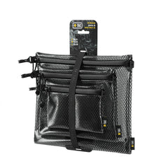 Set Organizatoare Buzunar M-Tac Elite - Negru, Rezistent la Apă