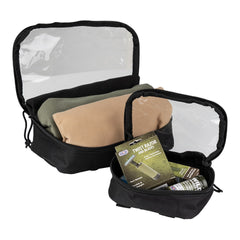 Set Organizatoare MOLLE Transparente Negru - Organizare Eficientă & Acces Rapid
