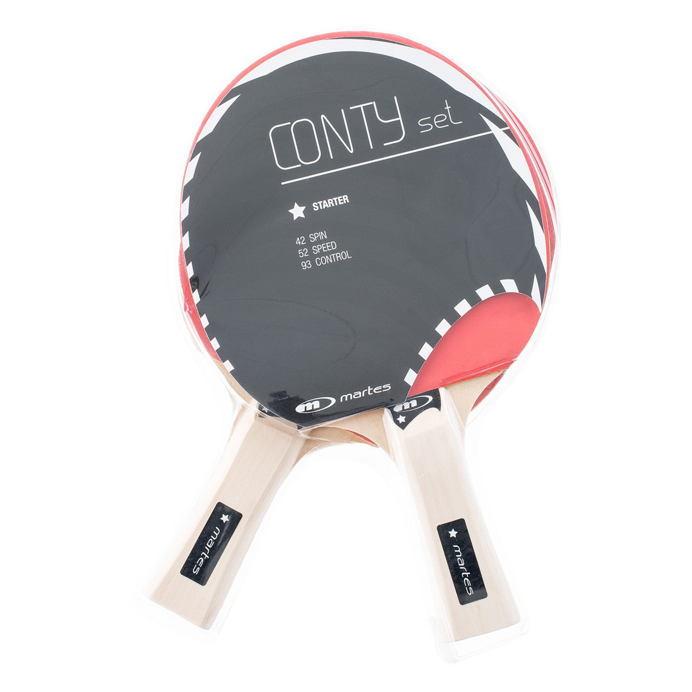 Set Palete Tenis de Masă CONTY SET MARTES - Control Superior, Durabilitate - 2