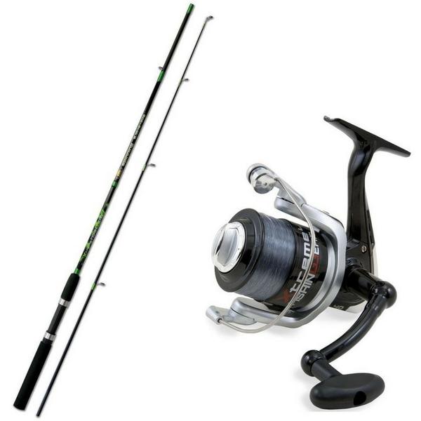 Set Pescuit Lansetă Spinning Extreme + Mulinetă S20 Lineaeffe - Gata de Acțiune