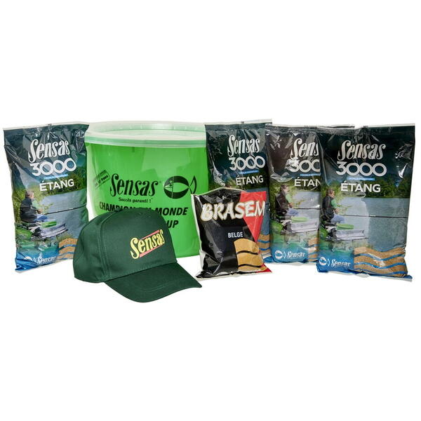 Set Pescuit Sensas Promo - Nada Etang 3000, Găleată, Șapcă - 2