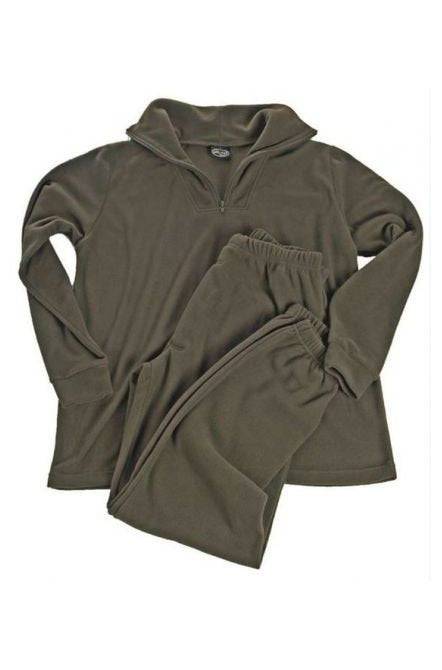 Set Polartec Cu Guler Oliv