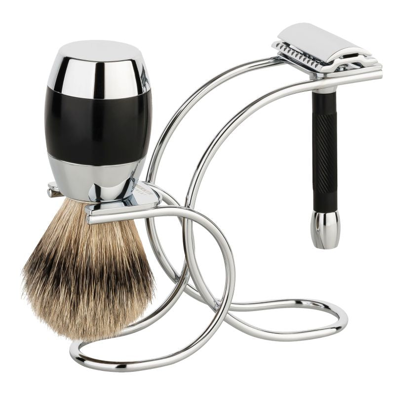 Set Răzuire Merkur 3081 Herbertz - Oțel, Design Clasic