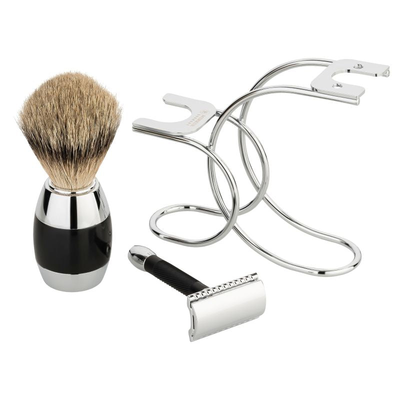 Set Răzuire Merkur 3081 Herbertz - Oțel, Design Clasic