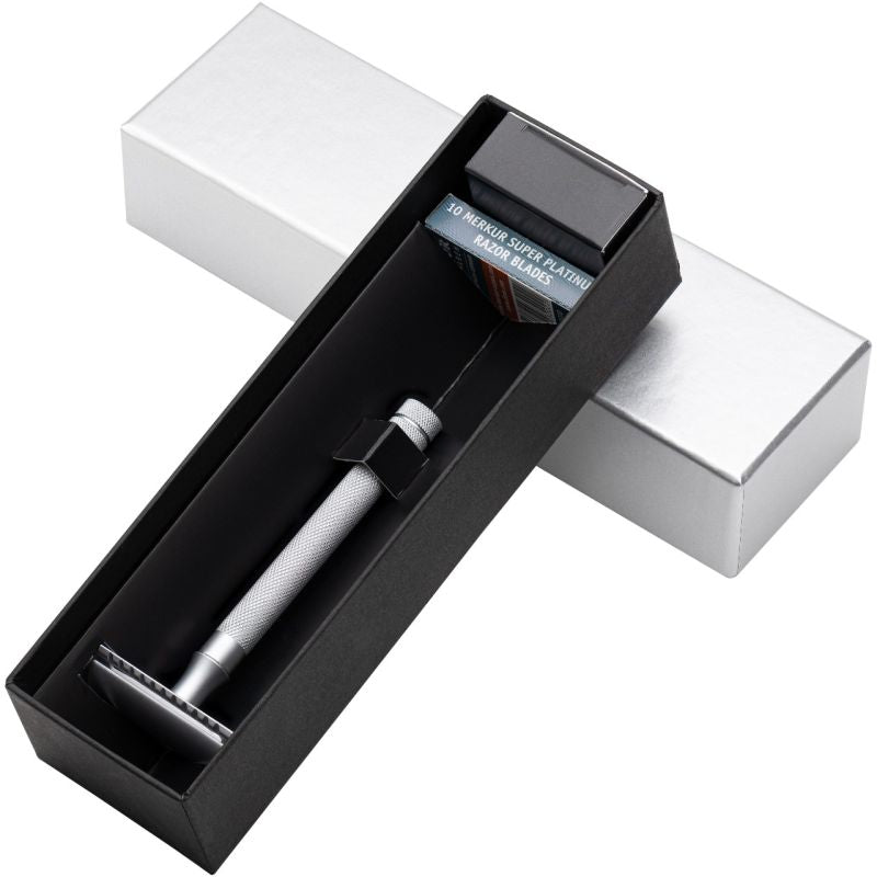 Set Răzuit Merkur 2281 Herbertz - Oțel Inoxidabil, Design Clasic