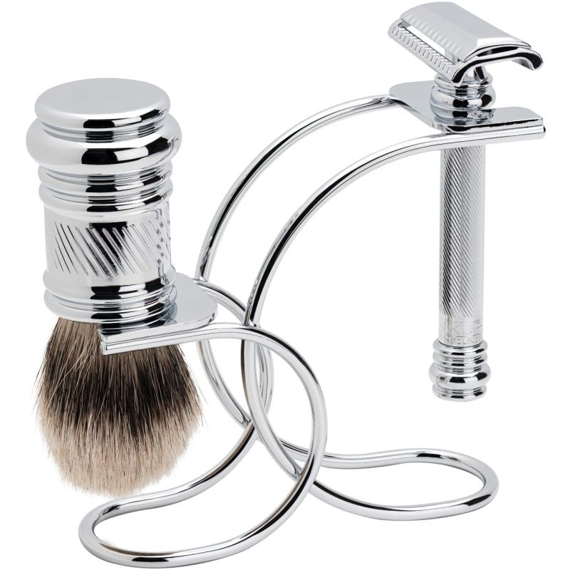 Set Ras Merkur 3981 Herbertz - Oțel, Design clasic, Mâner ergonomic