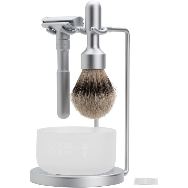 Set Rază Merkur FUTUR 750 Crom Herbertz - Oțel, Design Ajustabil