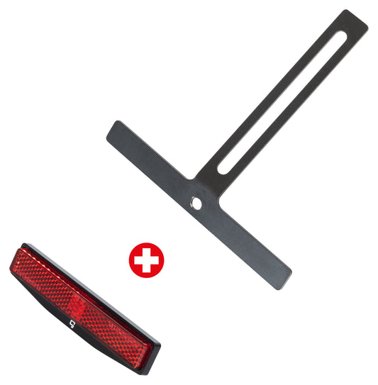 Set Reflector Spate gazzini cu Suport T - Omologat E, Aluminiu