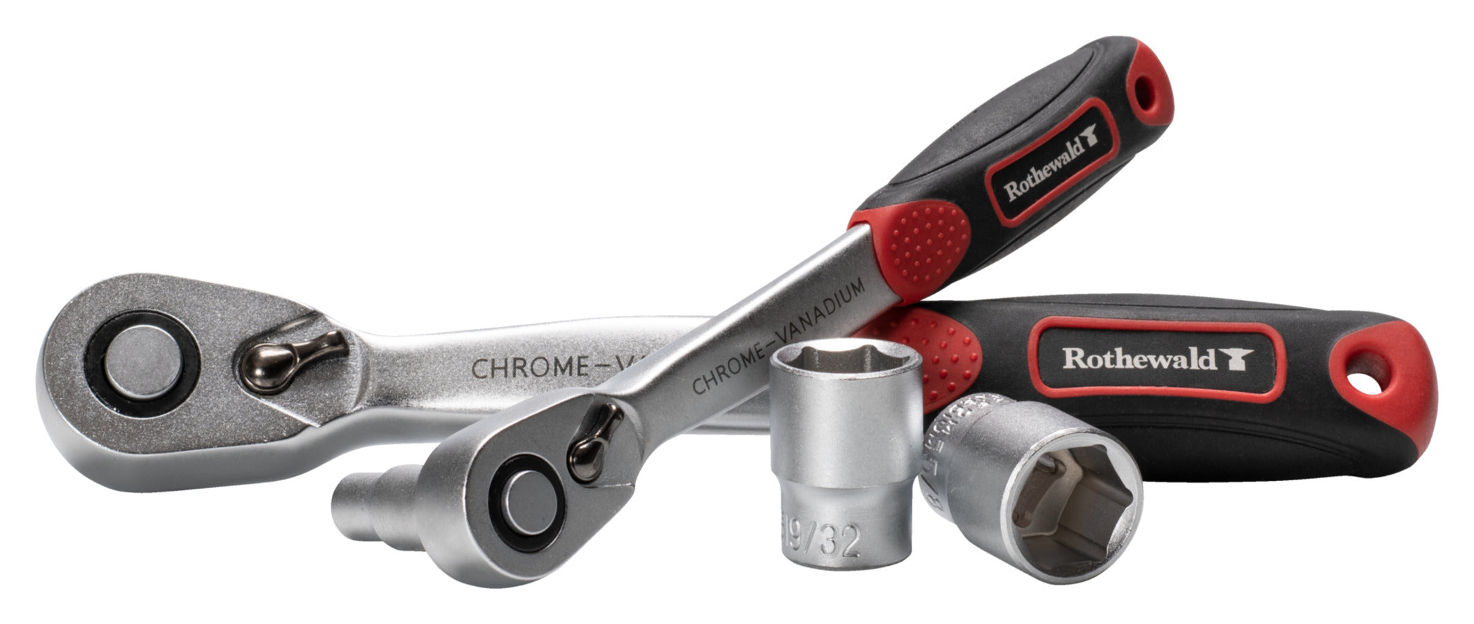 Set Scule 92 Piese Rothewald - Inch, Crom-Vanadiu