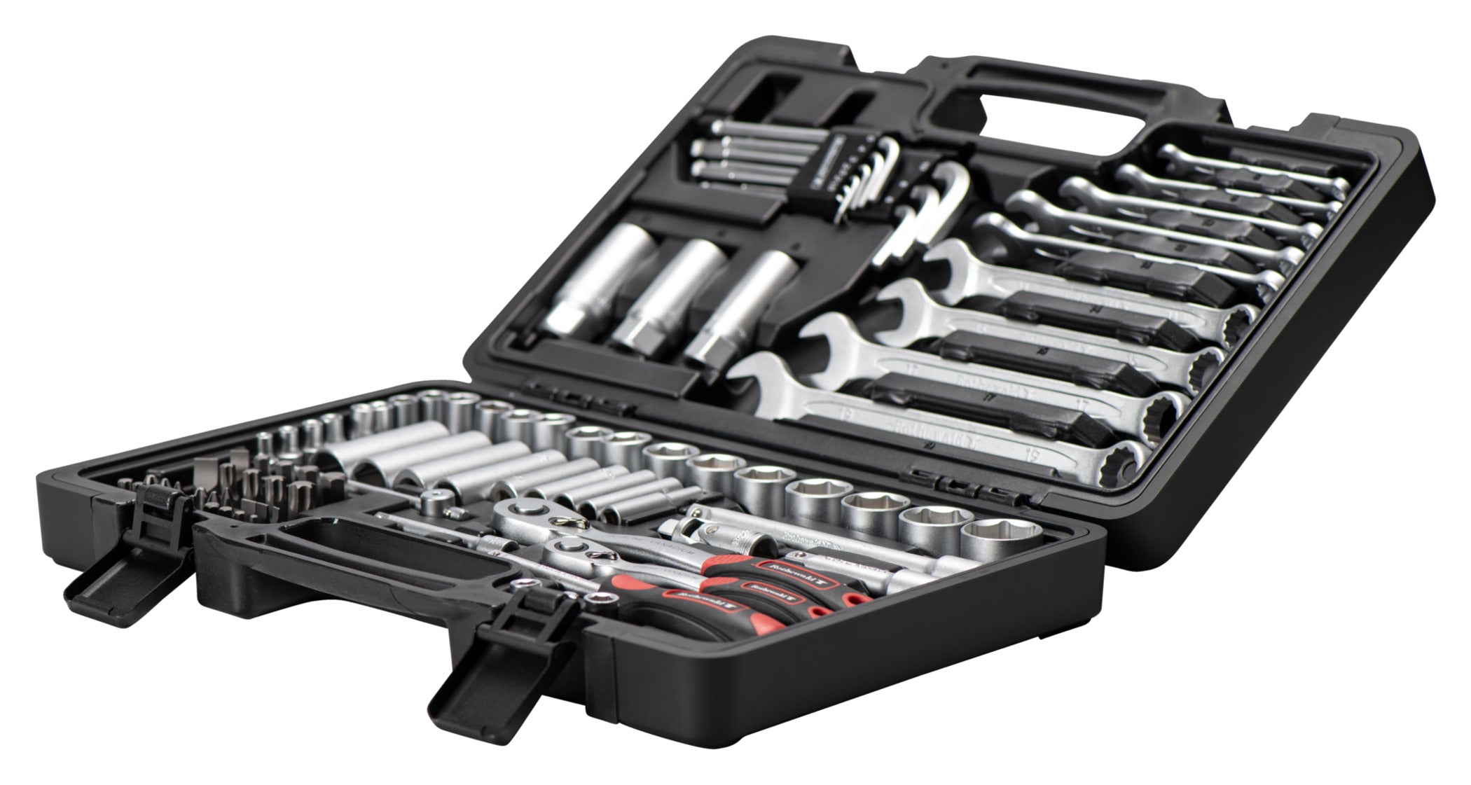 Set Scule Moto 92 Piese Rothewald - Crom-Vanadiu, Flanc-Grip
