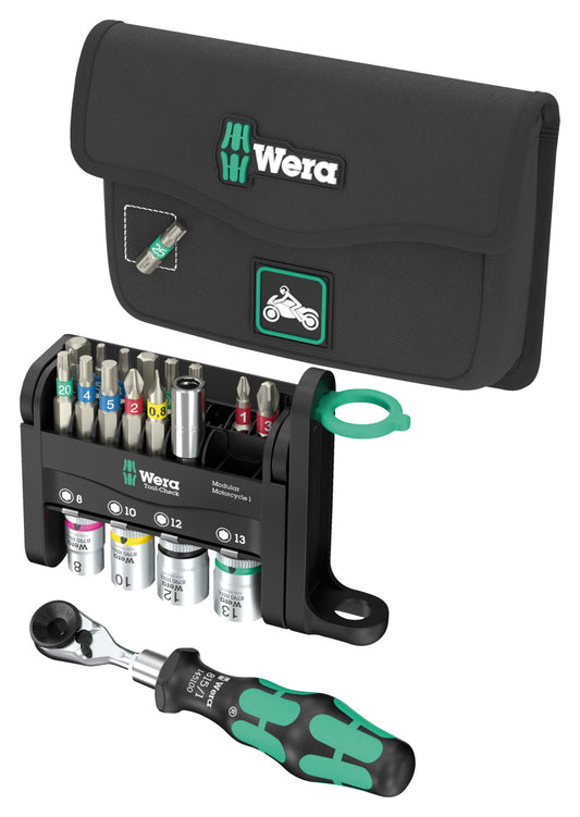 Set Scule Moto Tool-Check Modular 1 Wera - Compact & Esențial