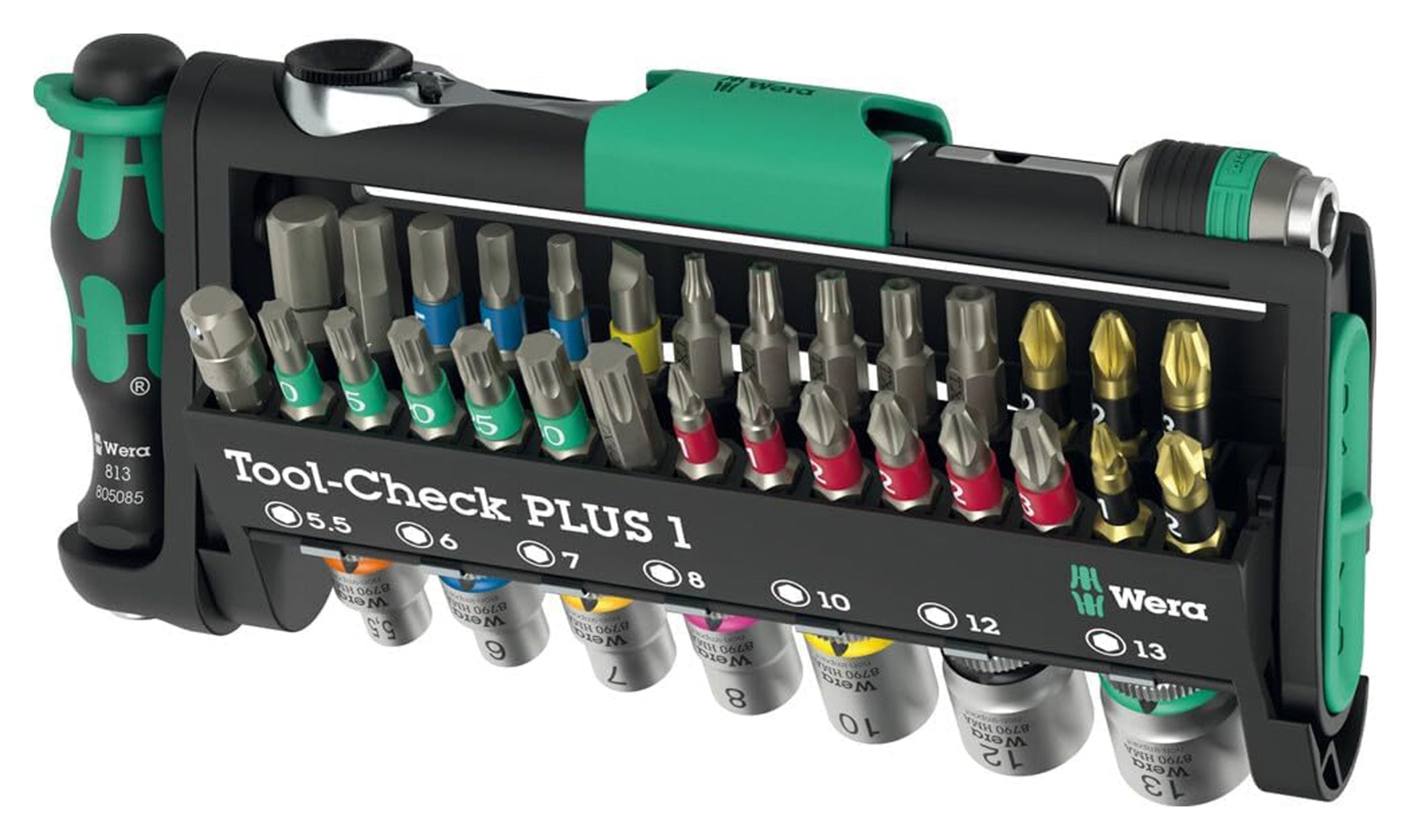 Set Scule Moto Tool-Check Plus 1 Wera - Compact, 39 piese