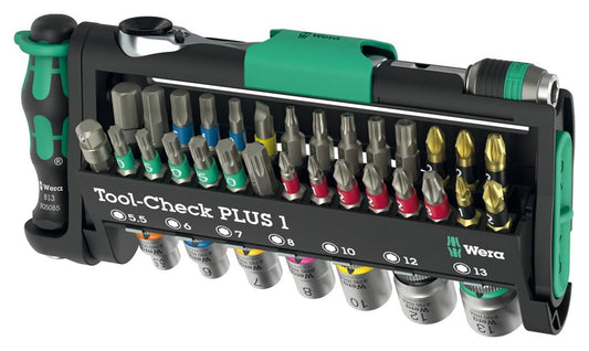 Set Scule Moto Tool-Check Plus 1 Wera - Compact, 39 piese