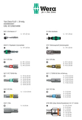 Set Scule Moto Tool-Check Plus 1 Wera - Compact, 39 piese