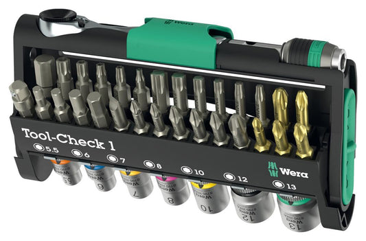 Set Scule Moto Wera Tool-Check 1 - Compact, 38 Piese, Universal
