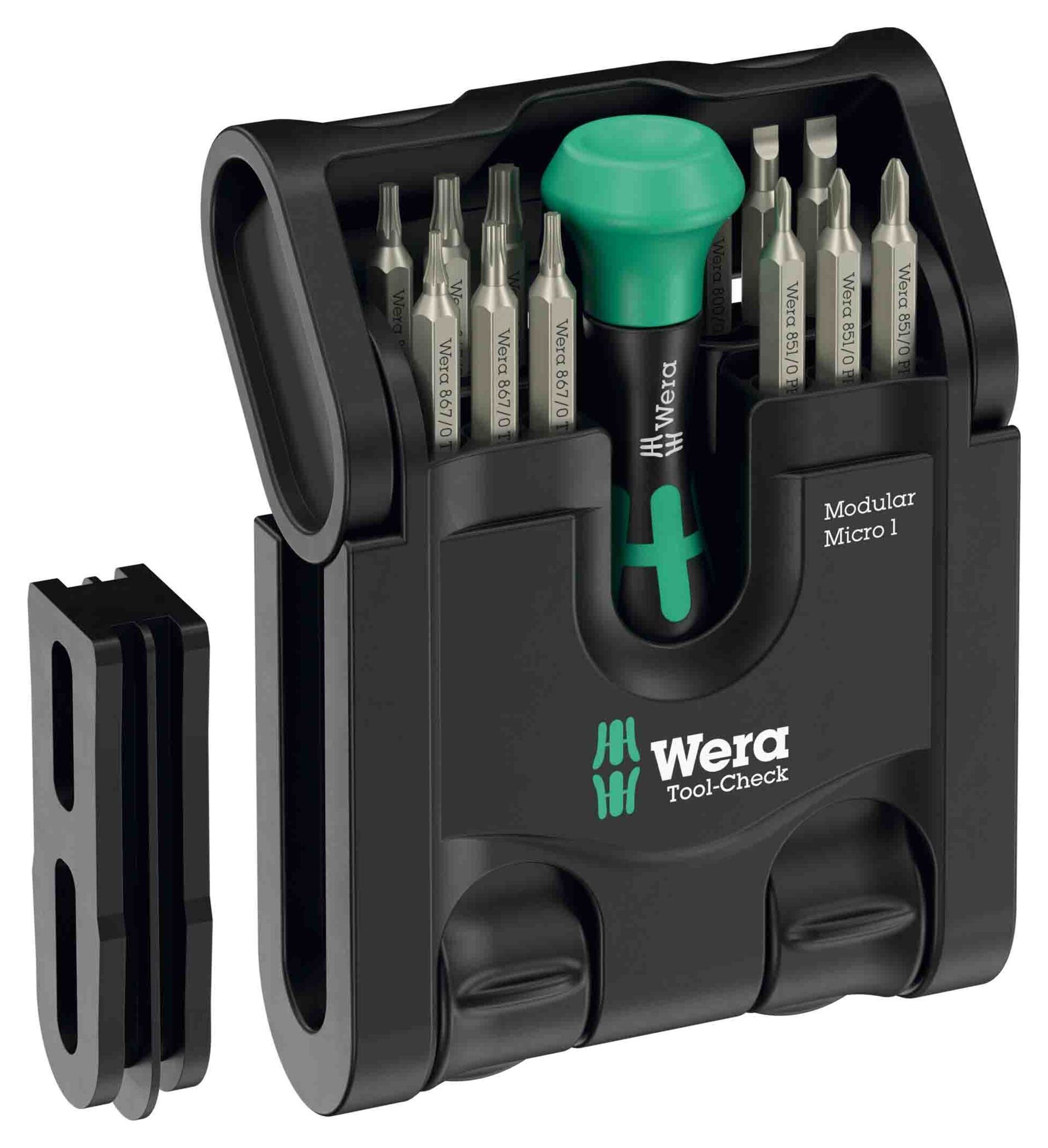 Set Scule Precizie Tool-Check Modular Micro 1 Wera - 21 Piese