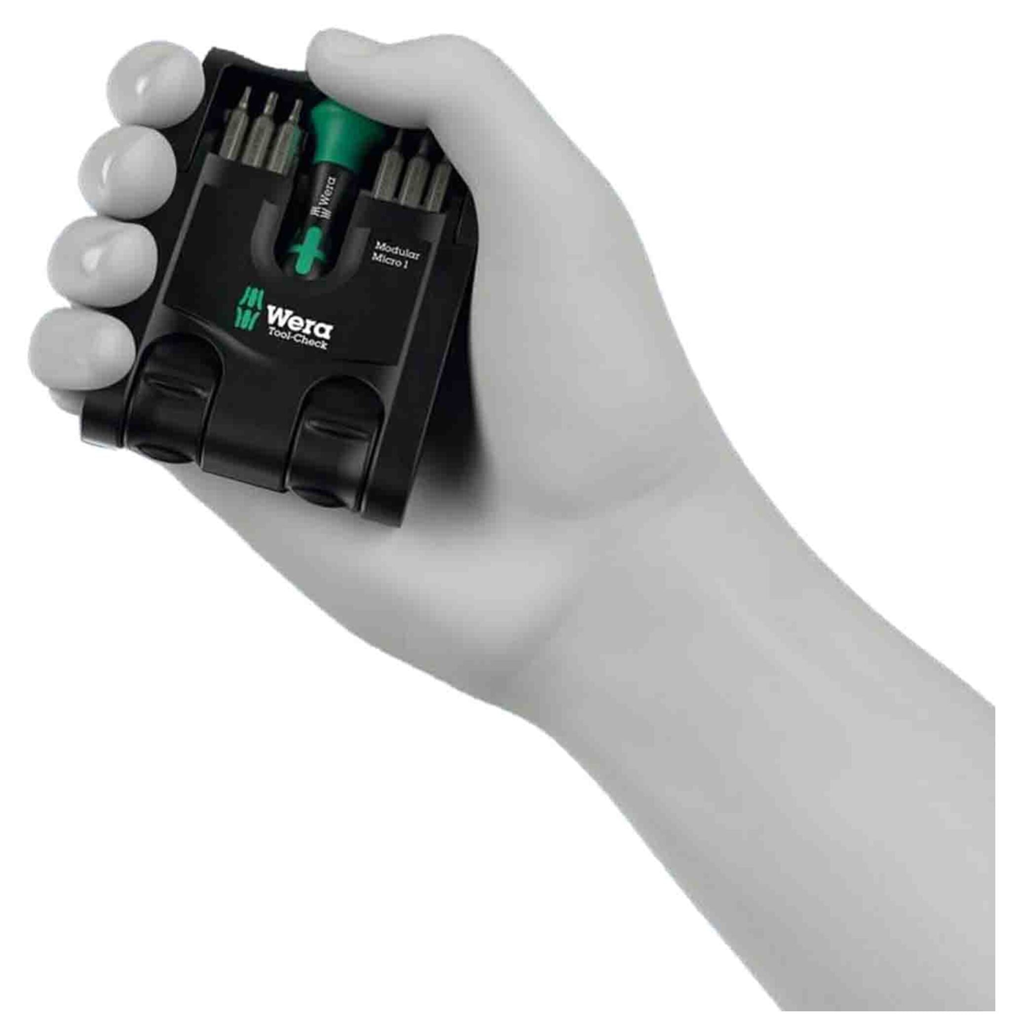 Set Scule Precizie Tool-Check Modular Micro 1 Wera - 21 Piese