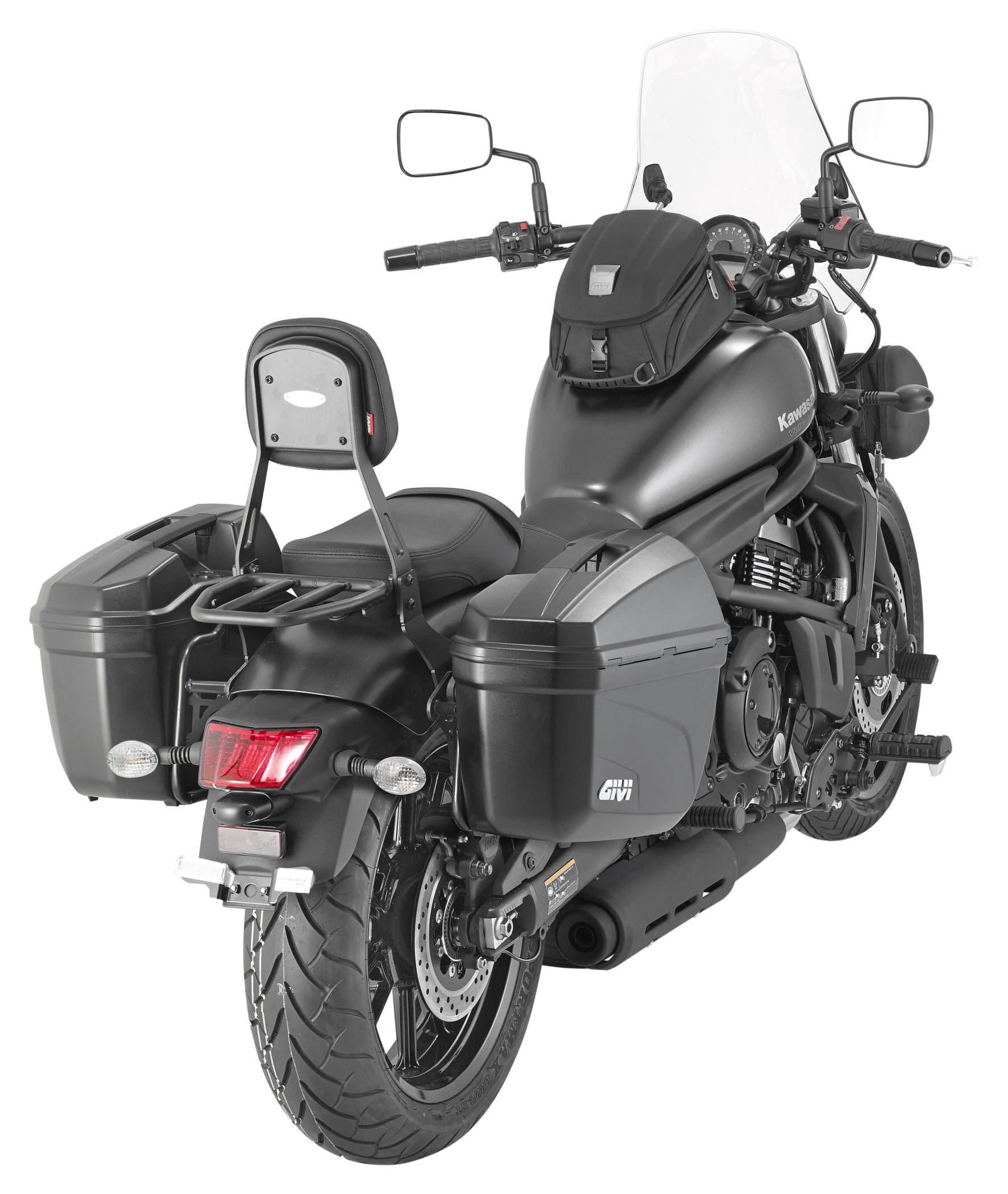 Set Sidecase GIVI E22 Cruiser Monokey - 22L, 5kg/cufăr