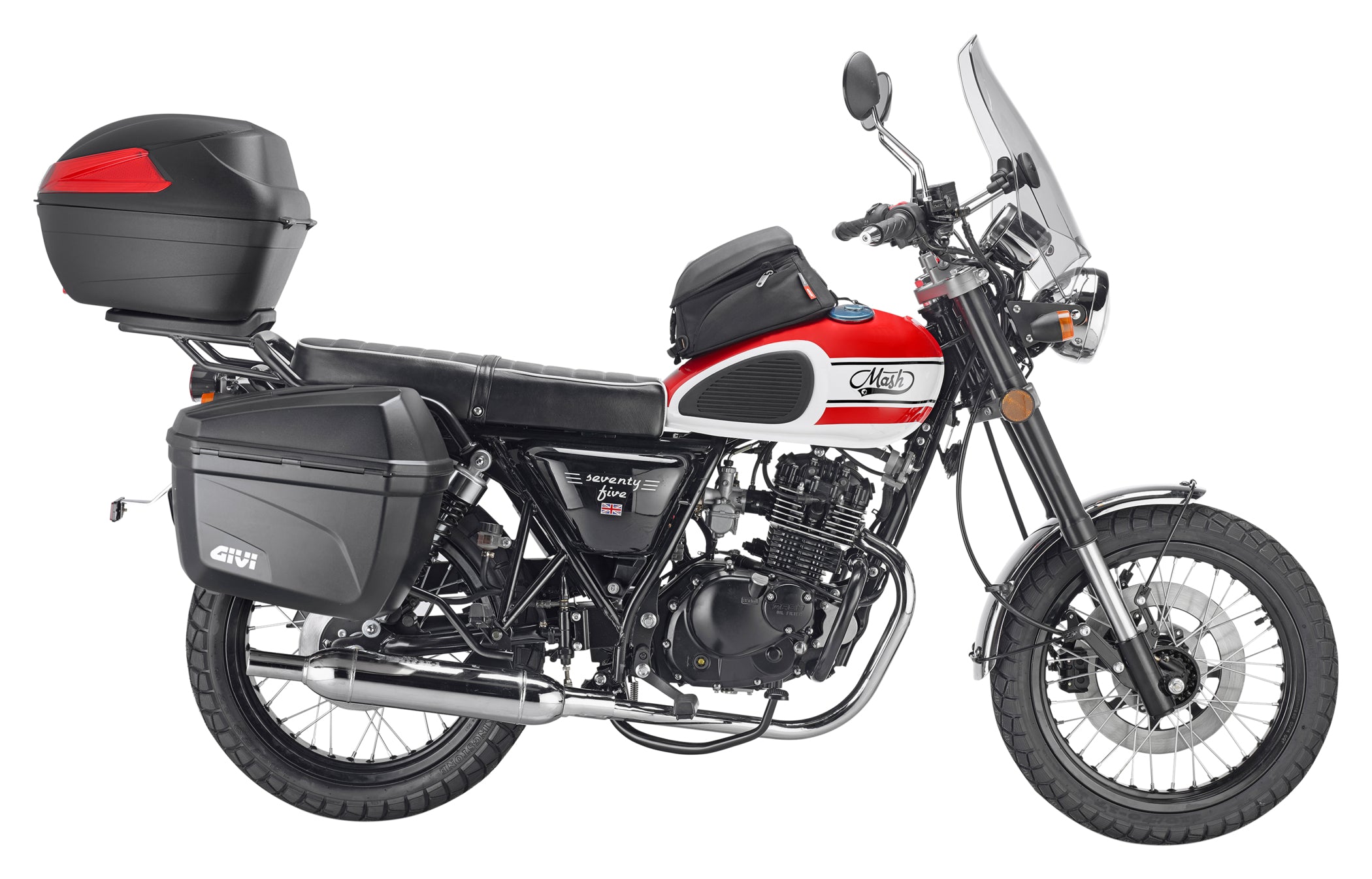 Set Sidecase GIVI E22 Cruiser Monokey - 22L, 5kg/cufăr