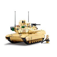 Set de Construcție Tanc M1A2 Abrams Sluban M38-B0892 – 521 Piese, Minifigurină - poza 1