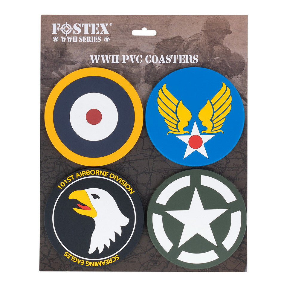 Set Subpahar PVC WWII 4 buc. - Stabilitate și Stil de Epocă