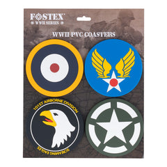 Set Subpahar PVC WWII 4 buc. - Stabilitate și Stil de Epocă