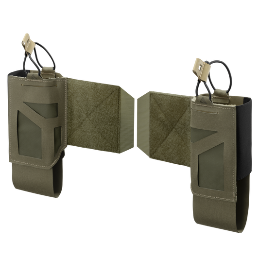 Set Suport Radio Helikon-Tex Skeletonized Comms Wings Ranger Green Compatibil AR15