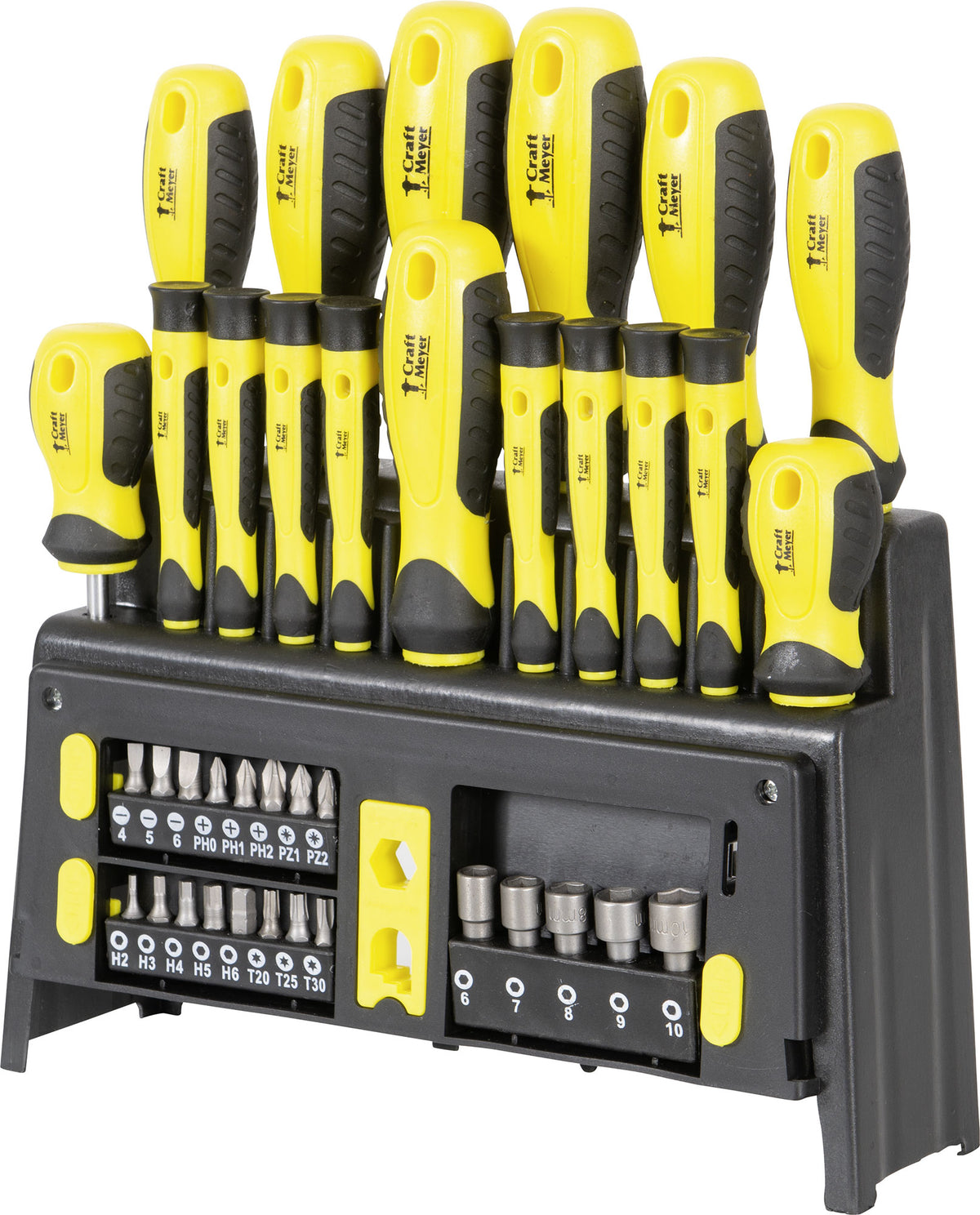 Set Șurubelnițe Craft-Meyer 39 piese - Crom-Vanadiu, Ergonomic