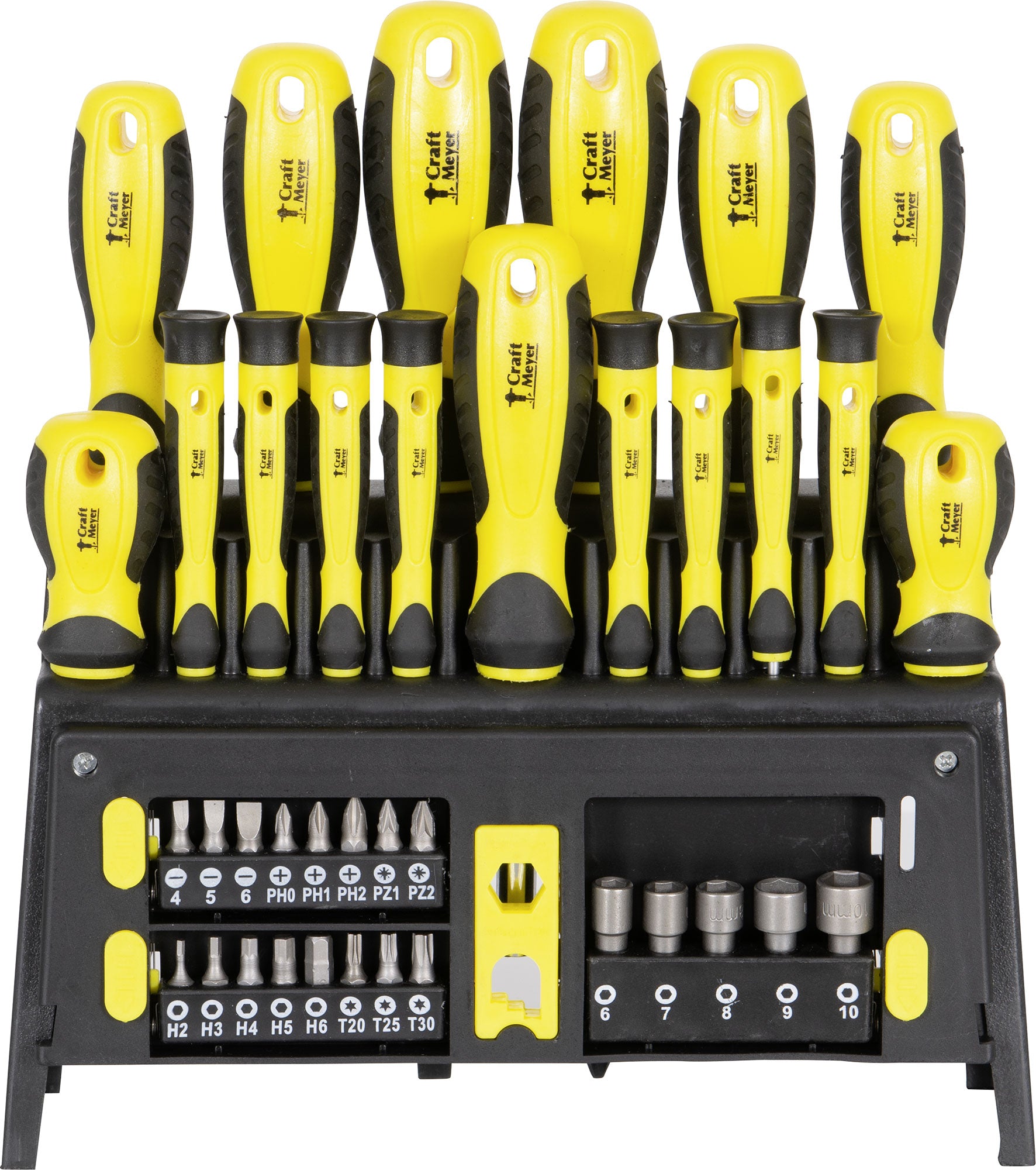 Set Șurubelnițe Craft-Meyer 39 piese - Crom-Vanadiu, Ergonomic