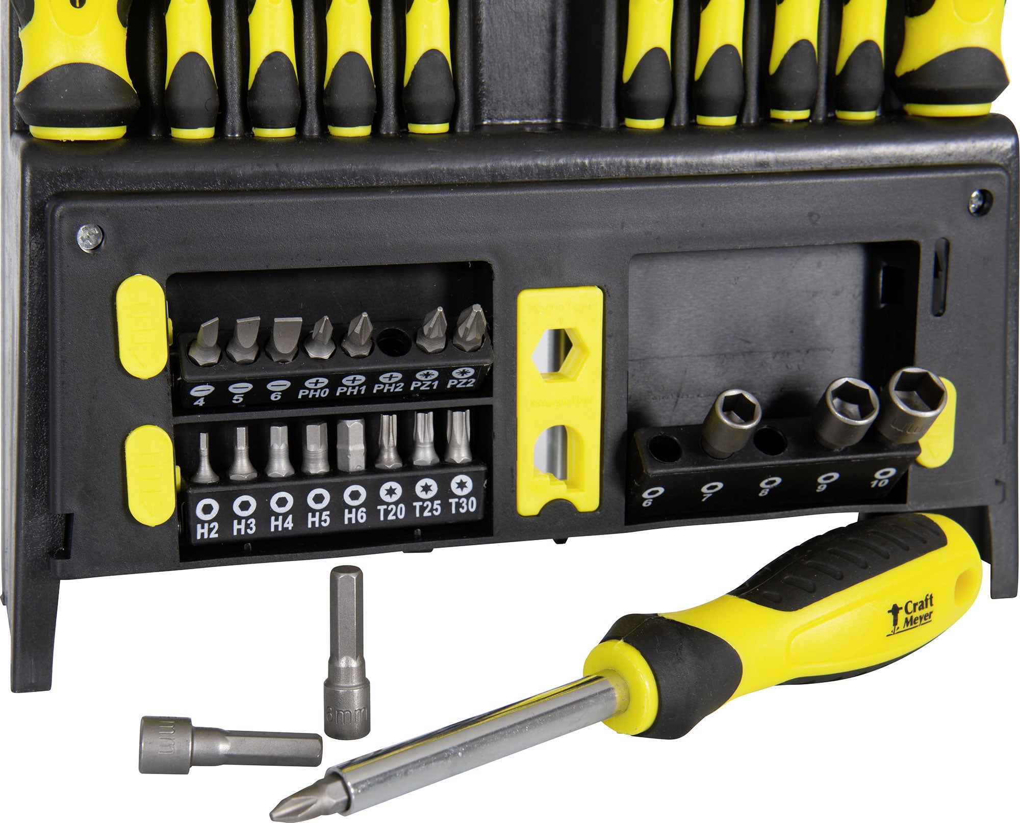 Set Șurubelnițe Craft-Meyer 39 piese - Crom-Vanadiu, Ergonomic