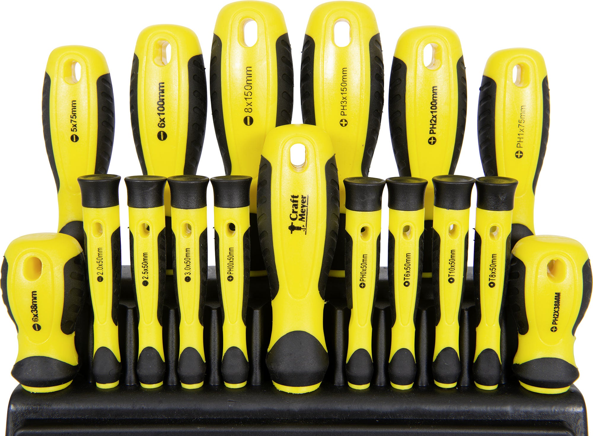 Set Șurubelnițe Craft-Meyer 39 piese - Crom-Vanadiu, Ergonomic