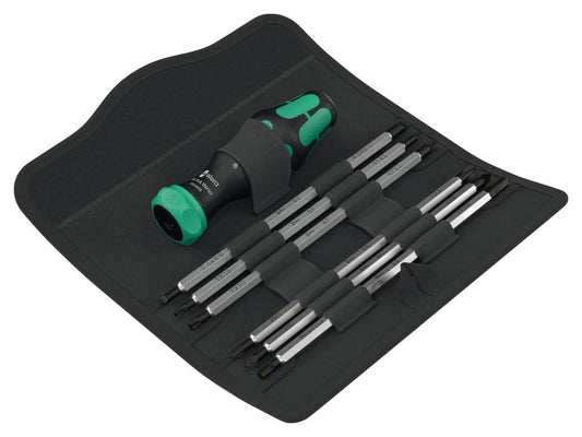 Set Șurubelnițe cu Clichet Kraftform Kompakt Vario RA Wera - Compact și Ergonomic