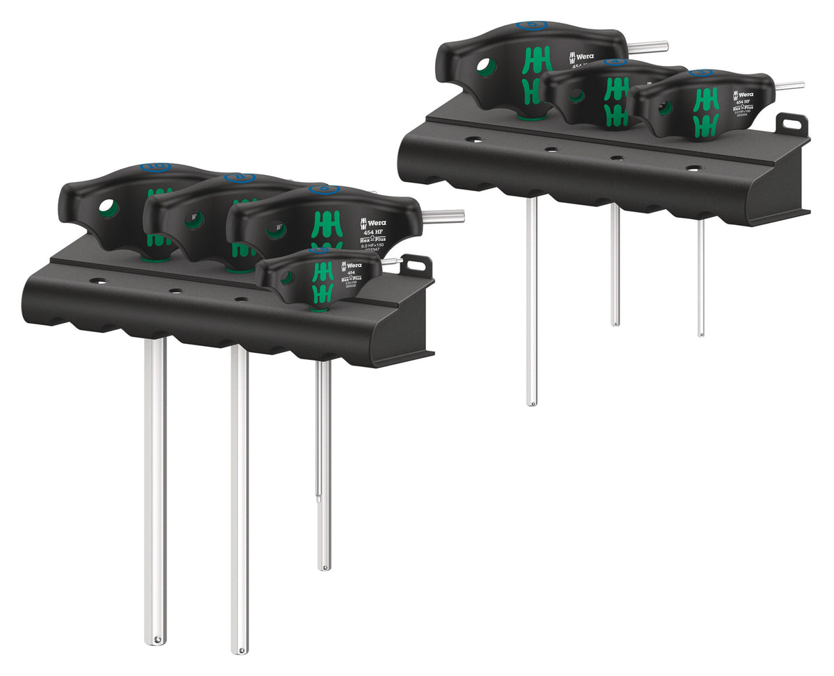 Set Șurubelnițe Hex-Plus T-Griff Wera - 7 Piese, Cu Suport