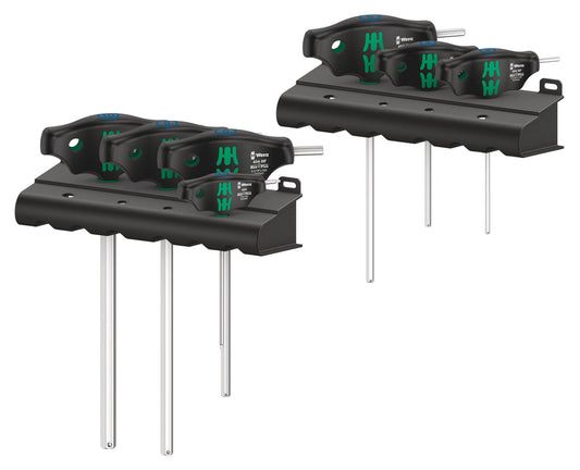 Set Șurubelnițe Hex-Plus T-Griff Wera - 7 Piese, Cu Suport