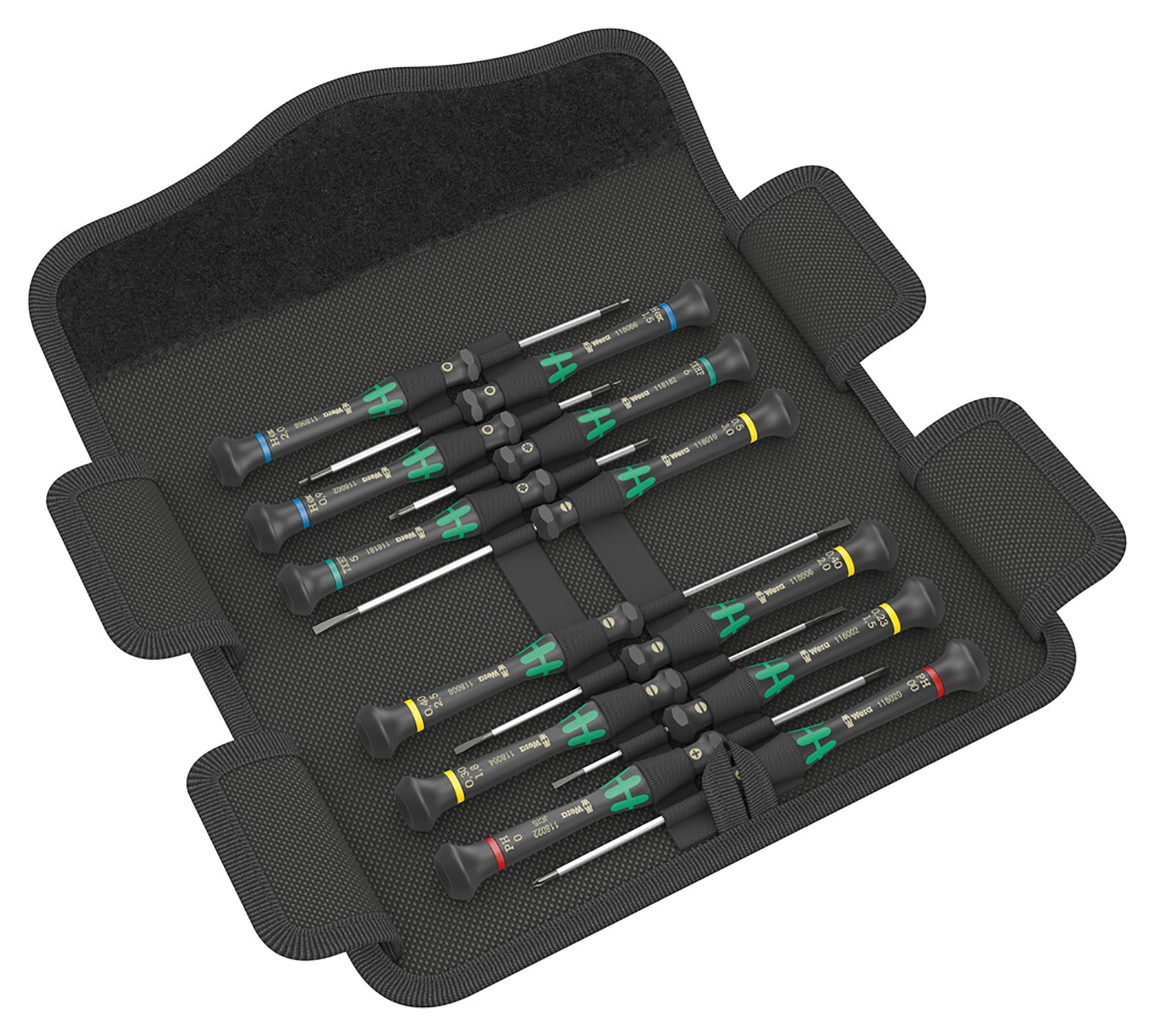 Set Șurubelnițe Precizie Kraftform Micro Wera - 12 piese, Electronice