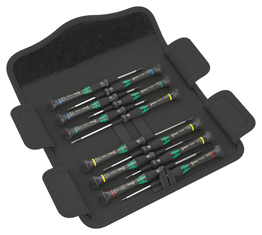 Set Șurubelnițe Precizie Kraftform Micro Wera - 12 piese, Electronice