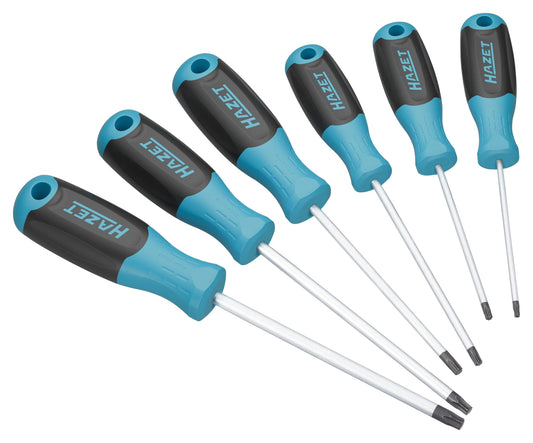 Set Șurubelnițe Torx Hazet 811 - Anti-rostogolire, 6 piese
