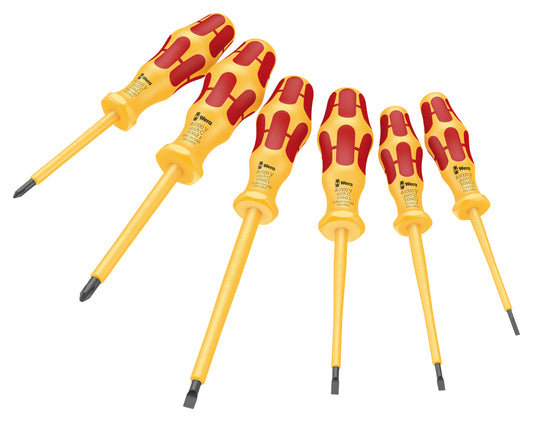 Set Șurubelnițe VDE Wera Kraftform - 6 Piese Izolate 1000V