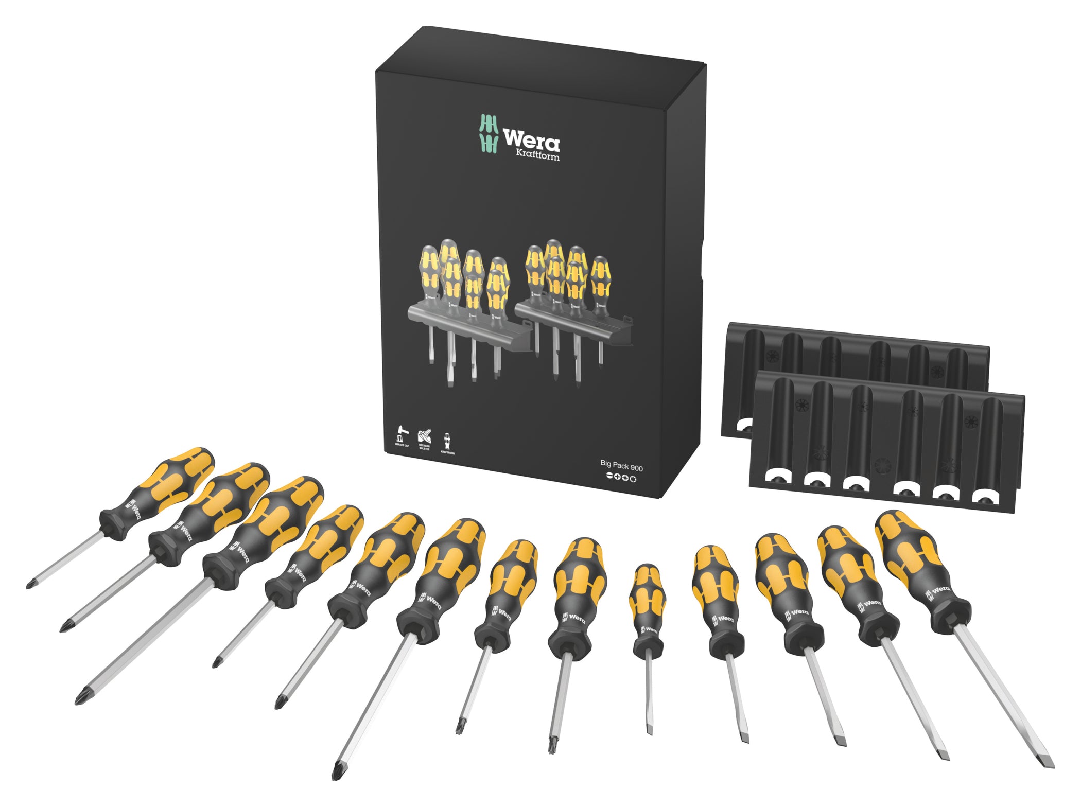 Set Șurubelnițe Wera Kraftform Big Pack 900 - 13 piese, Profesional