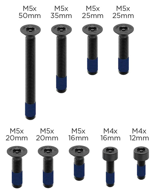 Set Șuruburi Antifurt Quad Lock - Protecție Suport Moto/Bicicletă